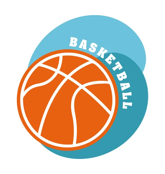 Basketbal sport — Stockový vektor