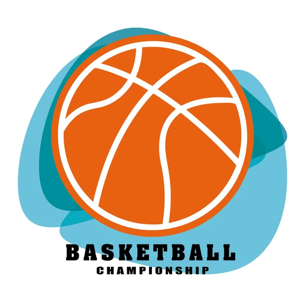 Basketbal sport — Stockvector