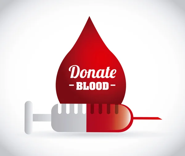 Donere blod – stockvektor
