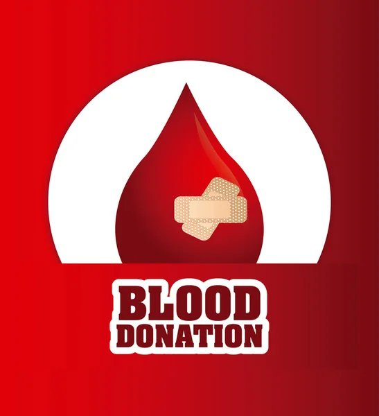 Kan Bağışla — Stok Vektör