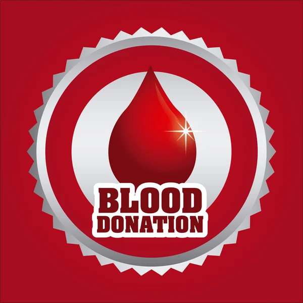 Донорская кровь — стоковый вектор