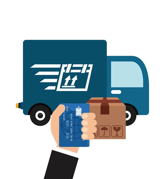 Delivery service — Stock Vector