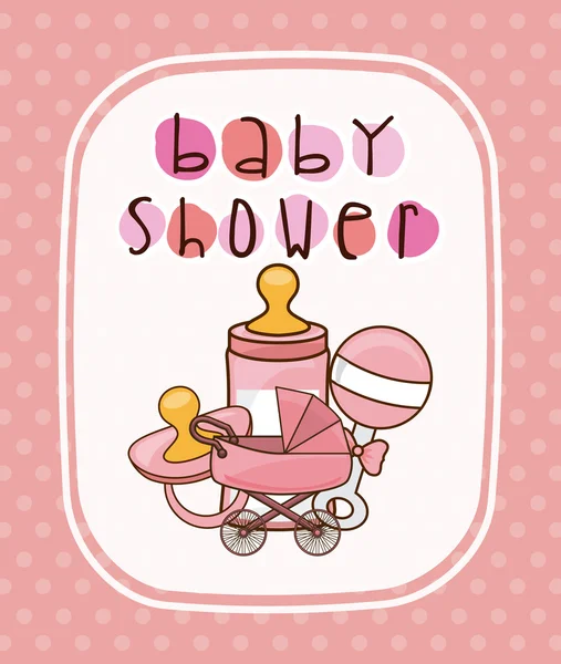 Baby shower — Stock Vector