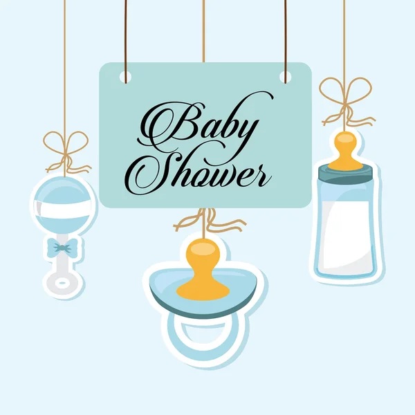 Baby shower — Stock Vector