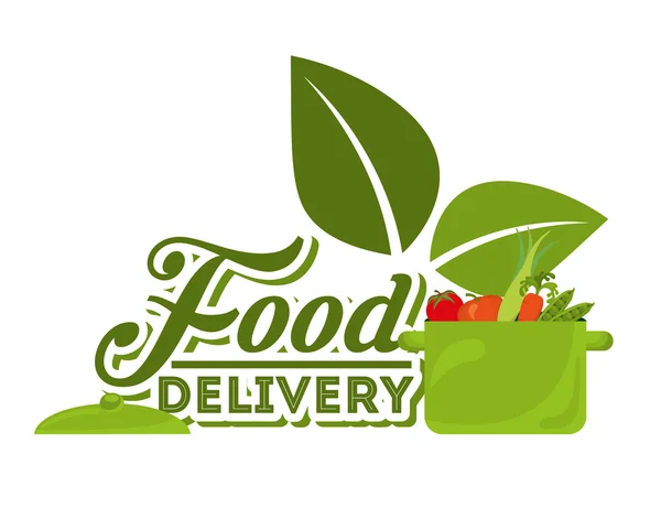 Food delivery — Stock Vector