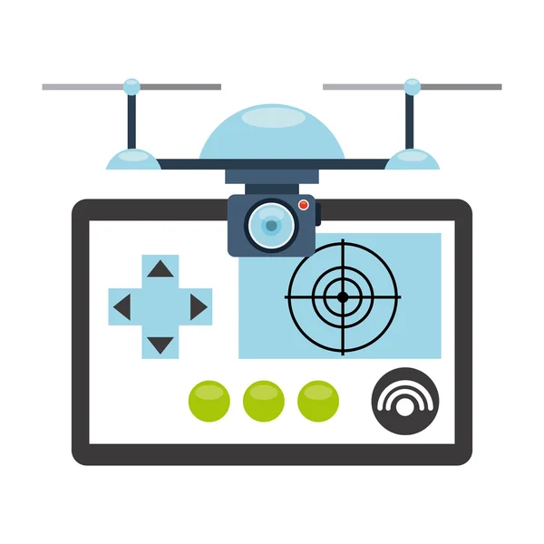 Drone technológia — Stock Vector