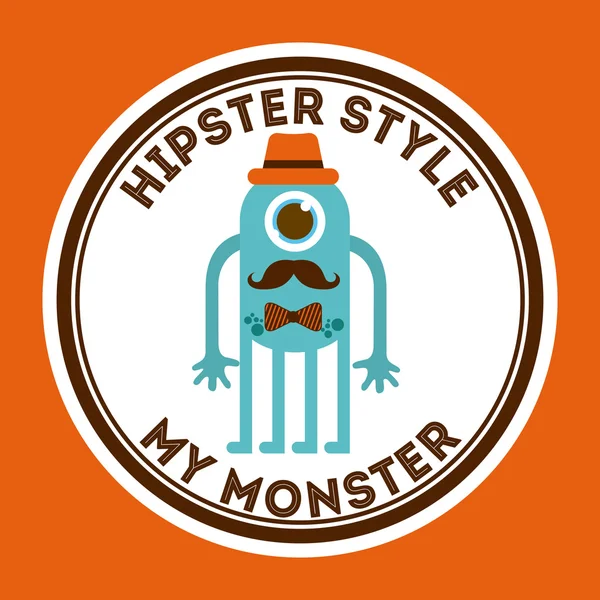 Cute monster — Stock Vector