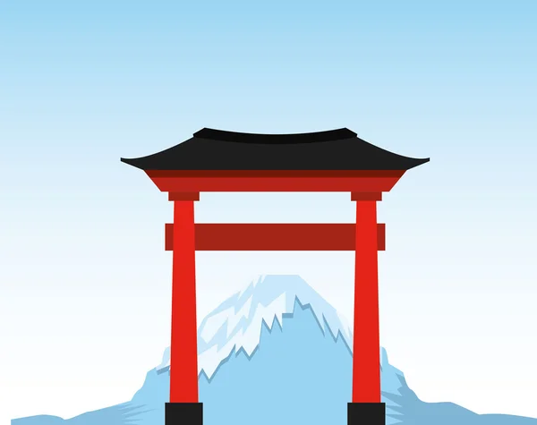 Страна Япония — стоковый вектор