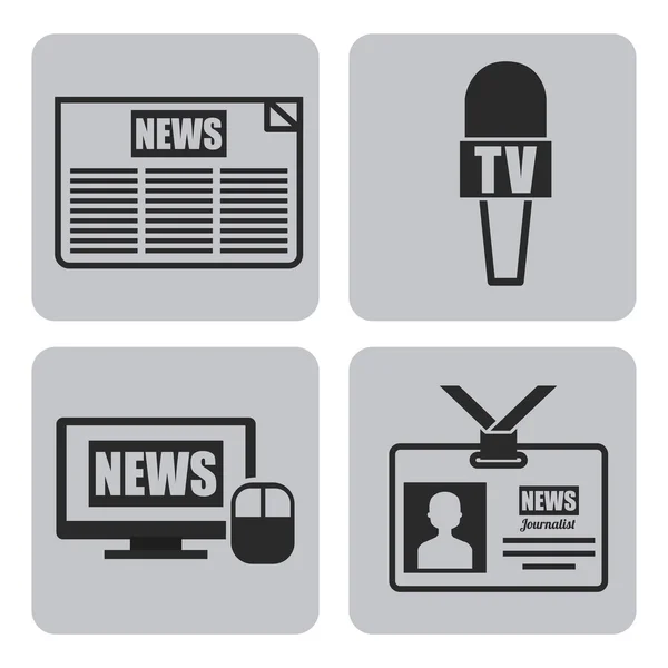 Концепция новостей — стоковый вектор