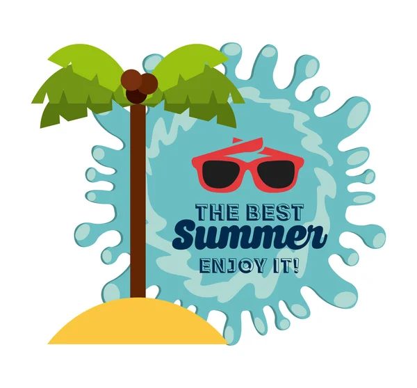 De Beste zomer — Stockvector