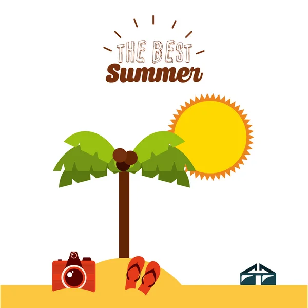 Το καλύτερο καλοκαίρι — Διανυσματικό Αρχείο