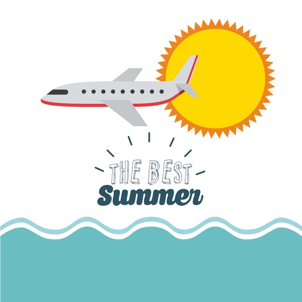 Summer vacations — Stock Vector