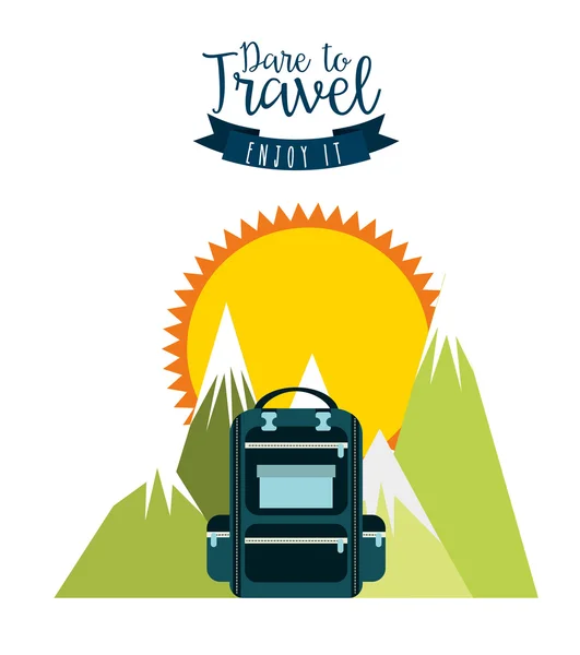 Travel vacations — Stock Vector