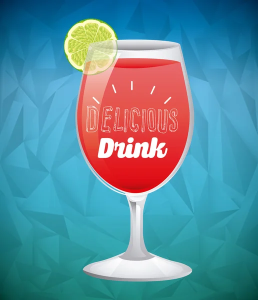 Dlicious drink — Stockvector