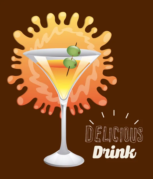 Dlicious drink — Stock vektor