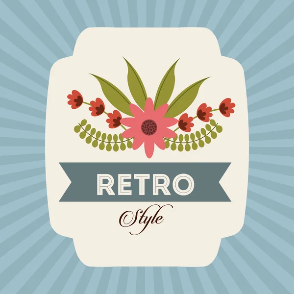 Etiqueta retro — Vector de stock