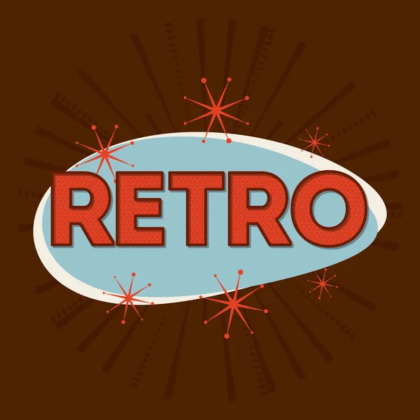 Retro-címke — Stock Vector