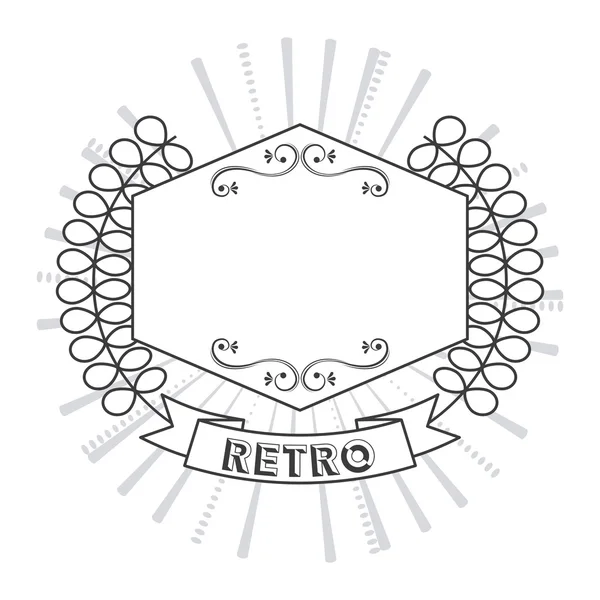 Rótulo retro — Vetor de Stock