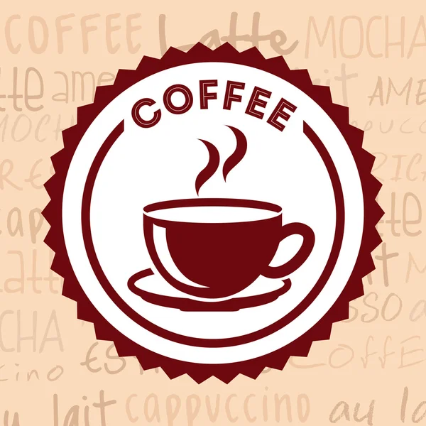 Delicioso café — Vector de stock