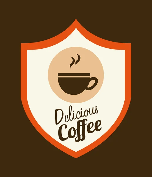 Delicious coffee — Stock Vector