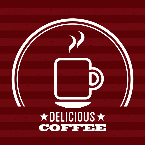 Delicioso café — Vector de stock