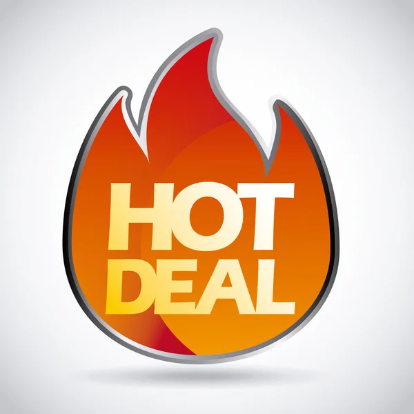 Hete deal — Stockvector