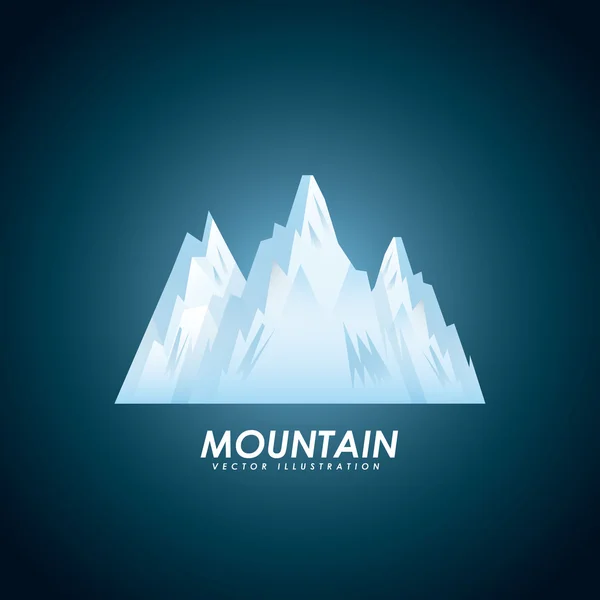 Paisaje de montaña — Vector de stock