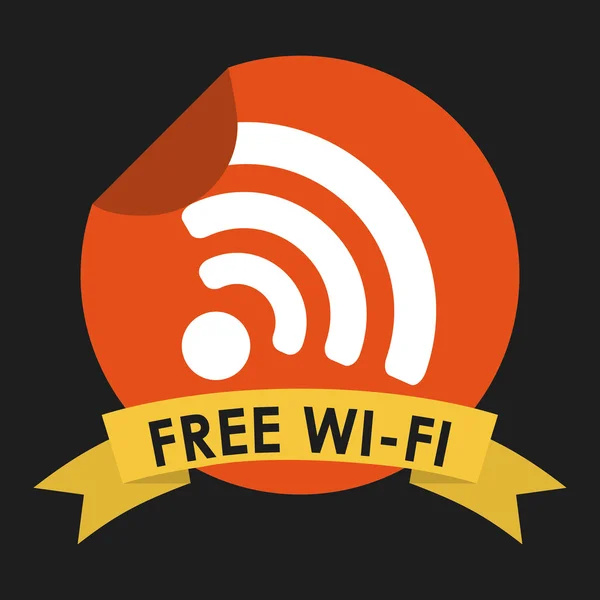 WiFi hizmet — Stok Vektör