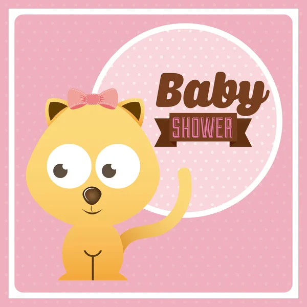 Babydusche — Stockvektor