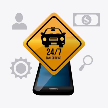 Taksi hizmeti tasarım.