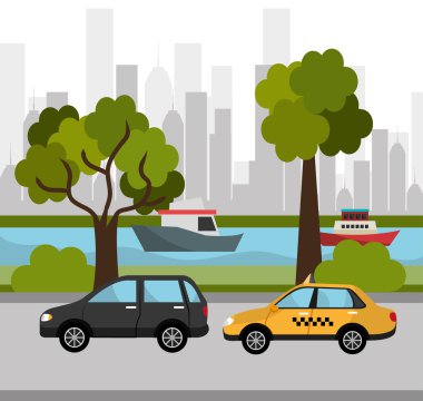 City transport design.
