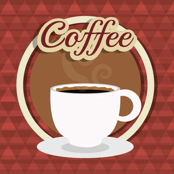 Café diseño digital . — Vector de stock