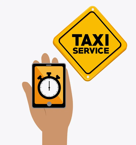 Conception de service de taxi . — Image vectorielle