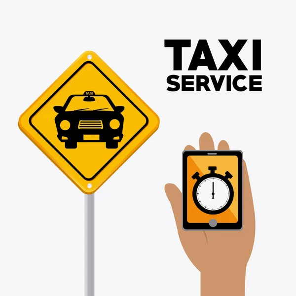 タクシー サービスの設計. — ストックベクタ