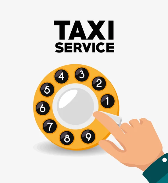 Diseño del servicio de taxi . — Vector de stock