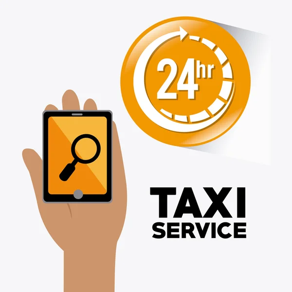 Taxi szolgáltatás tervez. — Stock Vector