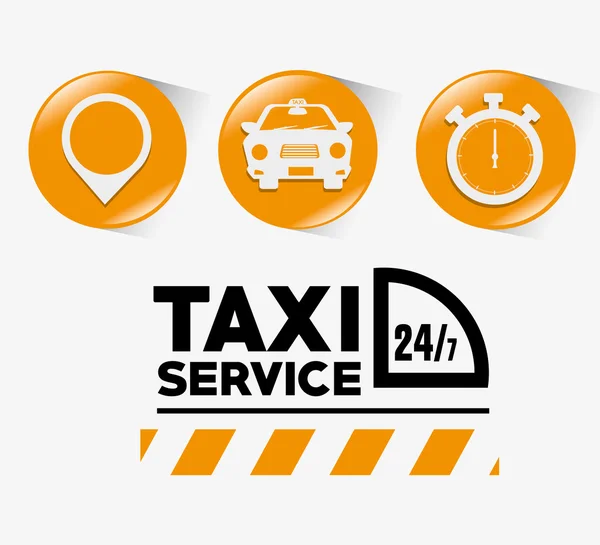 Taxi serwis projektowanie. — Wektor stockowy