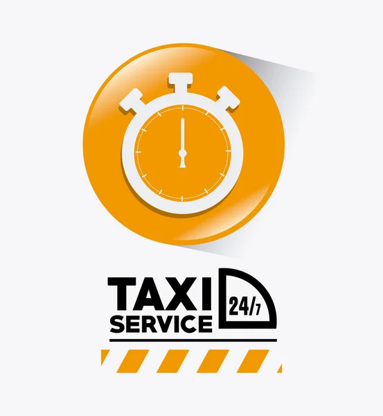 Design des Taxidienstes. — Stockvektor