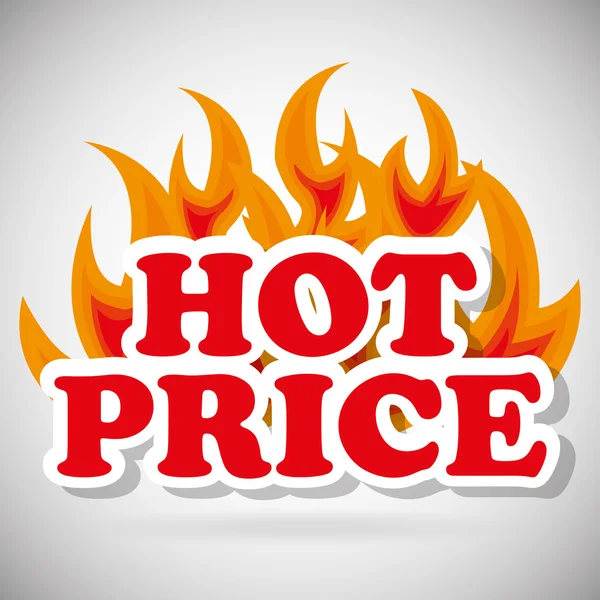 Hot price digital design. — Stock Vector