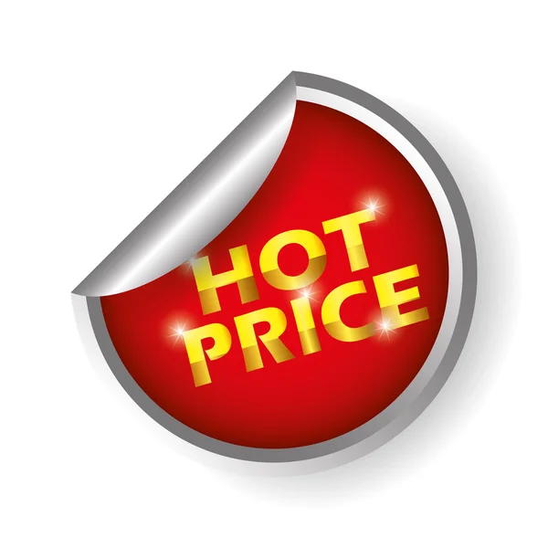 Hot price digital design. — Stockový vektor