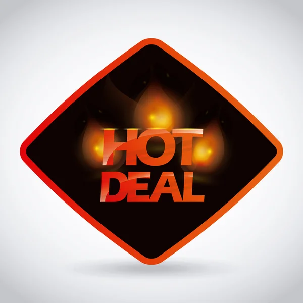 Hot deal — Stock Vector