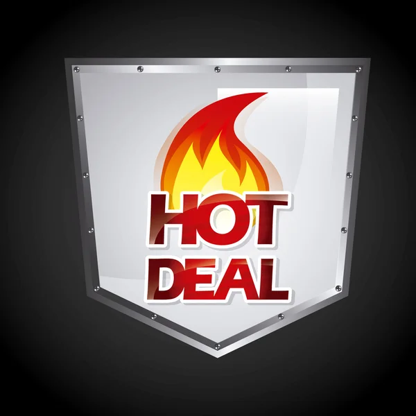 Hot deal — Stock Vector