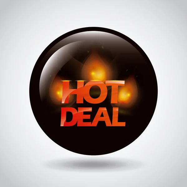 Hot deal — Stock Vector