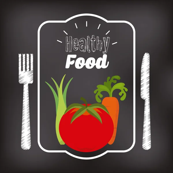 Healthy food — Stock Vector