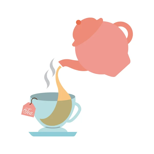 Смачний чай — стоковий вектор