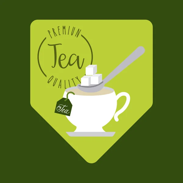 Delicioso té — Archivo Imágenes Vectoriales