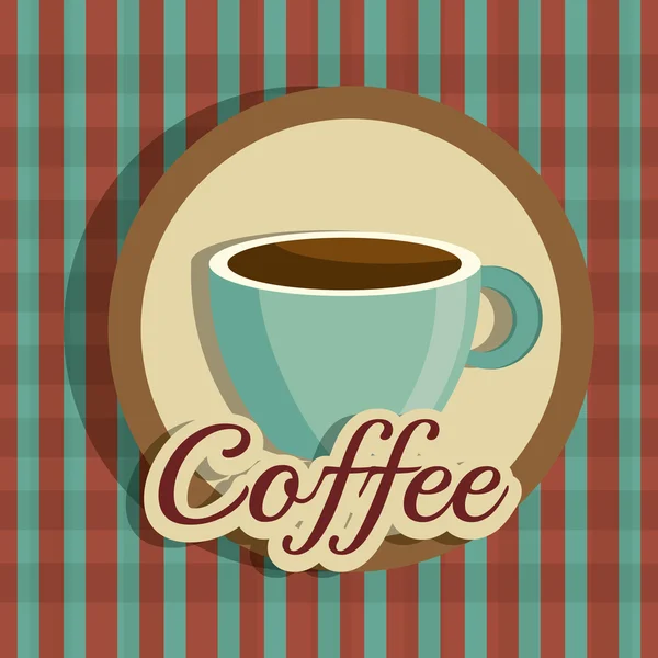 Coffee digital design. — Stockvector