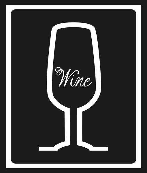 Design de cobertura de vinho — Vetor de Stock