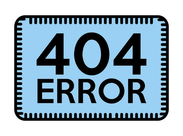 404 error page design — Stock Vector