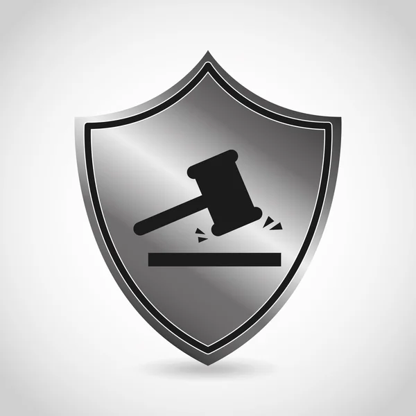 Justice icon — Stock Vector